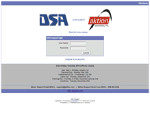 Tablet Screenshot of dsasupport.com